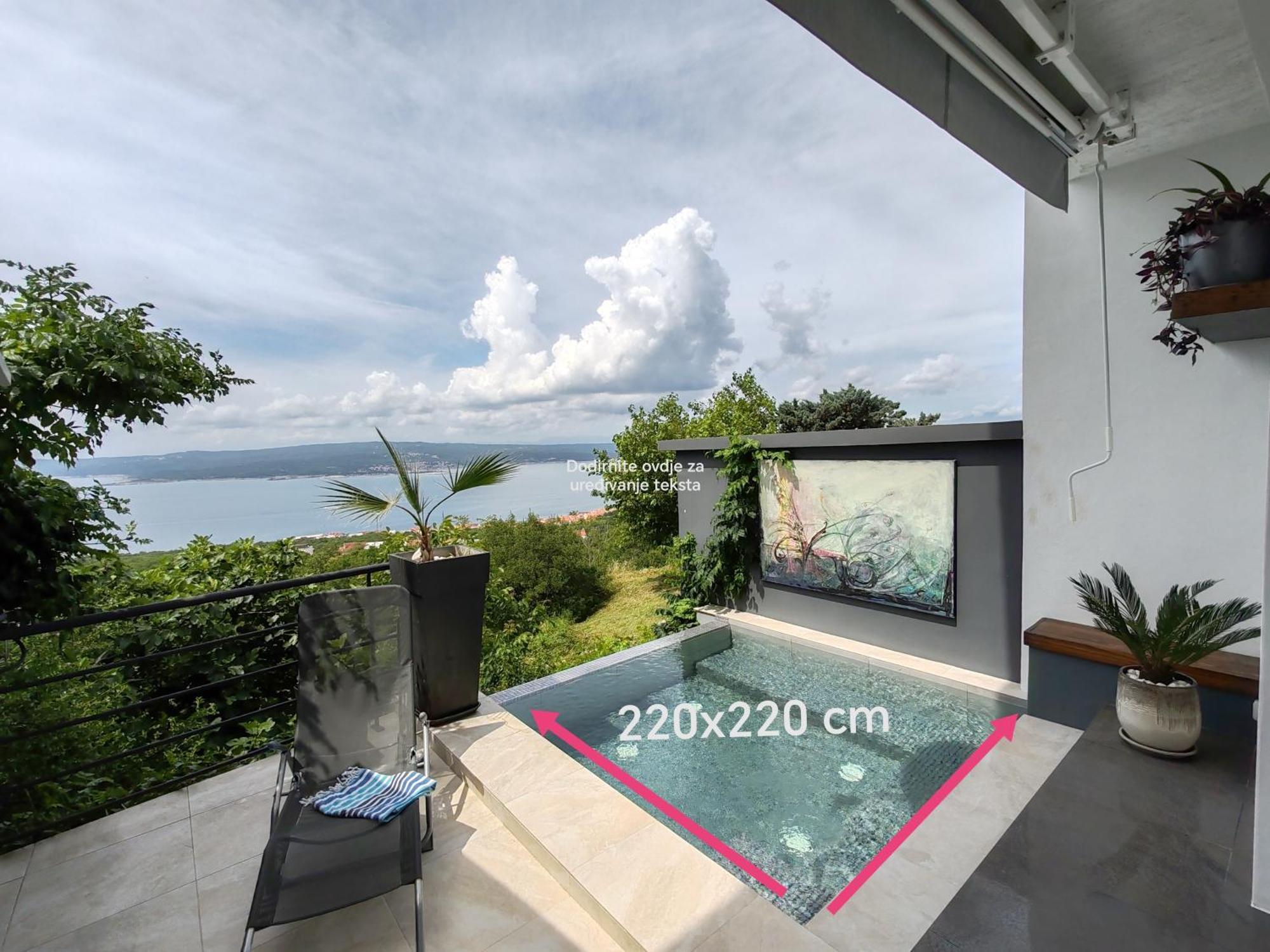 Art Gallery House With A Small Relaxing Pool Crikvenica Ngoại thất bức ảnh